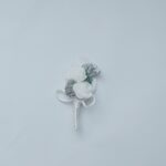 دبوس ورده تركى ابيض