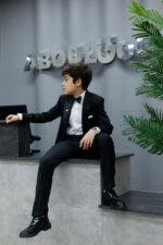 ⁦suit kids black 651⁩ - الصورة ⁦2⁩