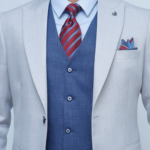 ⁦suit-252-Silver⁩ - الصورة ⁦3⁩