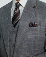 ⁦suit-krow-251-Dark beige⁩ - الصورة ⁦2⁩