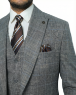 ⁦suit-krow-251-Dark beige⁩ - الصورة ⁦3⁩