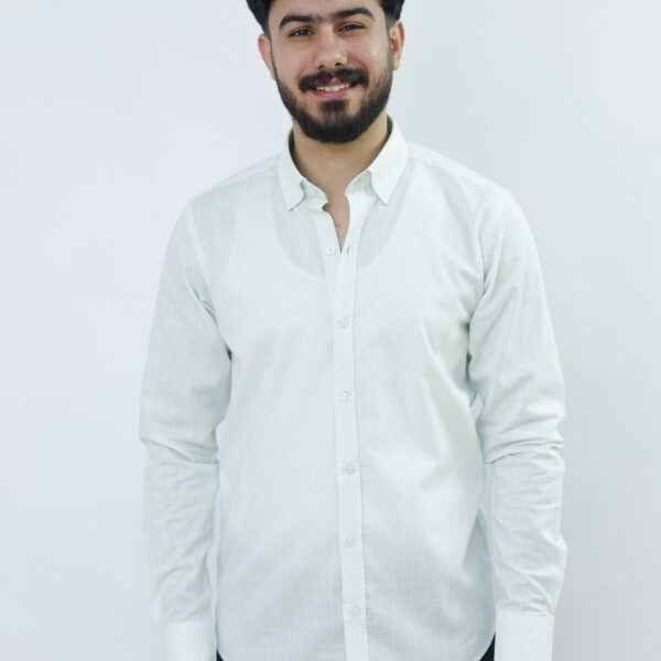 shirt - linen 919 - Turquoise