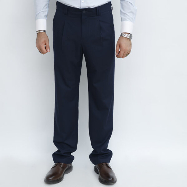 P.Wide leg-600 - navy