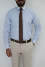 ⁦Classic Shirt - 942 - Blue⁩ - الصورة ⁦2⁩