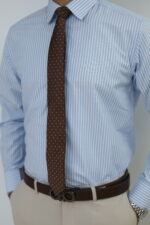 ⁦Classic Shirt - 942 - Blue⁩ - الصورة ⁦3⁩