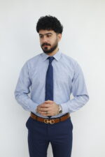 ⁦Classic Shirt - 942 - light blue⁩ - الصورة ⁦2⁩