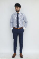 ⁦كحلي - Pants Likra⁩ - الصورة ⁦2⁩