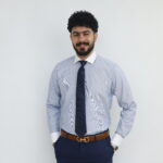 ⁦Classic Shirt - 943 - Blue⁩ - الصورة ⁦3⁩