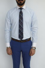 ⁦Classic Shirt - 943 - light blue⁩ - الصورة ⁦2⁩