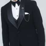 ⁦suit - 609 - black⁩ - الصورة ⁦2⁩