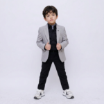 ⁦plz kids -704 - Gray⁩ - الصورة ⁦4⁩