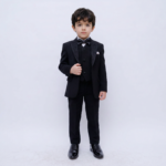 ⁦kids suit 665 - black⁩ - الصورة ⁦2⁩