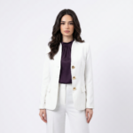 ⁦Blazer - 087 - White⁩ - الصورة ⁦3⁩