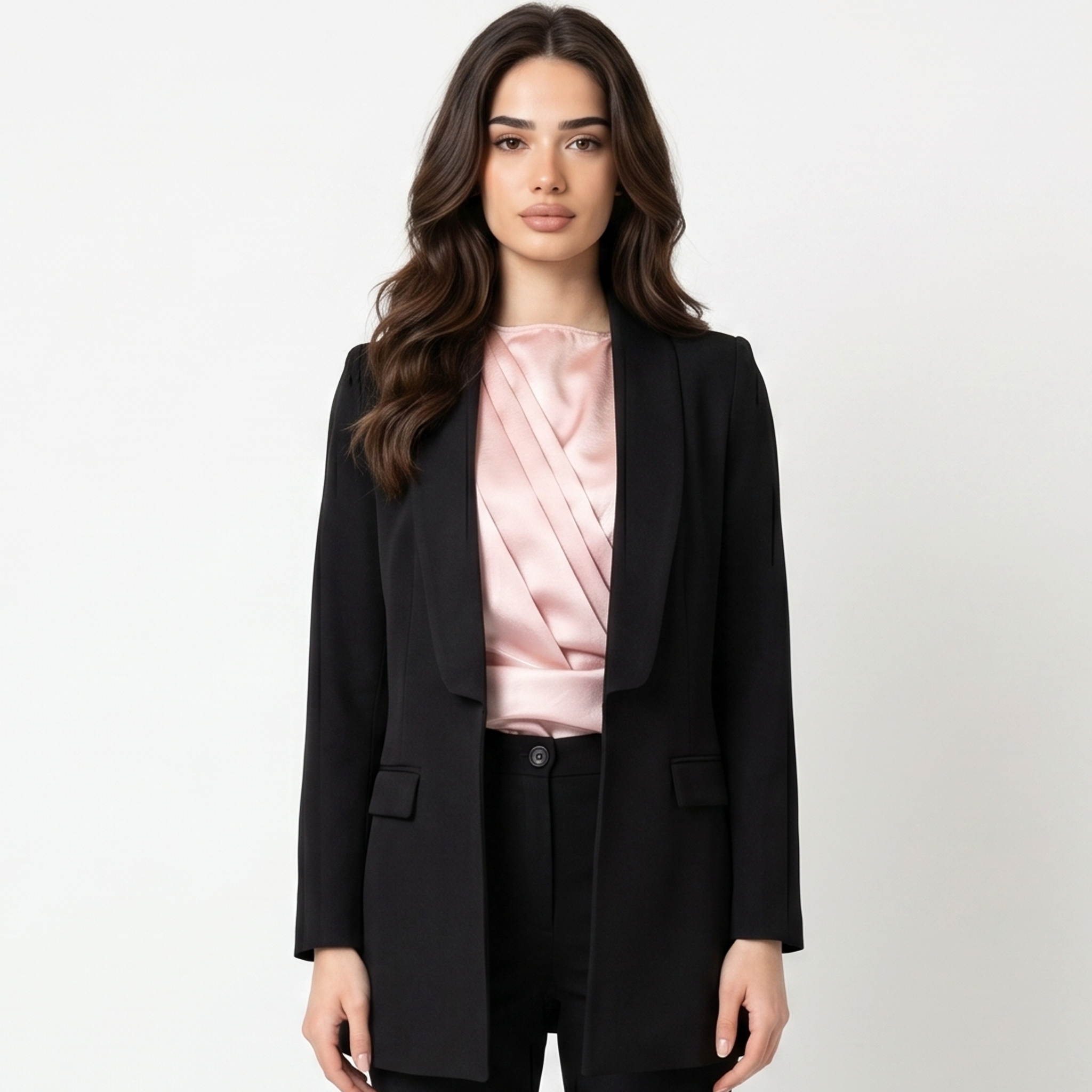 magnific_the-girl-in-img1-same-fac_2890803154 Blazer - 047 - black - الصورة 1