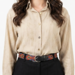 ⁦shirt -116 - Beige⁩ - الصورة ⁦2⁩