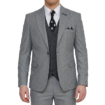 ⁦suit - 229 - Silver⁩ - الصورة ⁦2⁩