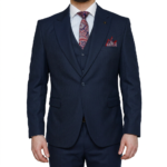 ⁦suit - 988 - navy⁩ - الصورة ⁦2⁩