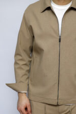 ⁦suit over size - 033 - Dark beige⁩ - الصورة ⁦3⁩