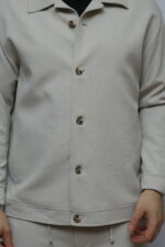 ⁦suit - over size - 034 - Beige⁩ - الصورة ⁦2⁩