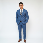 ⁦Suit - 1610 - Blue⁩ - الصورة ⁦2⁩