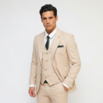 ⁦suit - 575 - Beige⁩ - الصورة ⁦2⁩