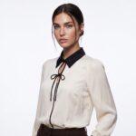 ⁦Shirt.W - 8657 - black⁩ - الصورة ⁦2⁩