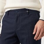 ⁦P.Wide leg - 673 - navy⁩ - الصورة ⁦4⁩