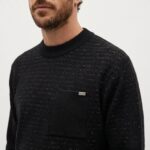 ⁦Pullover - 096 - black⁩ - الصورة ⁦3⁩