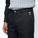 ⁦P.Wide leg - 512 - black⁩ - الصورة ⁦2⁩