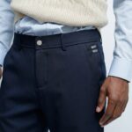 ⁦P.Wide leg - 512 - navy⁩ - الصورة ⁦2⁩