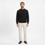 ⁦Pullover - 096 - black⁩ - الصورة ⁦2⁩