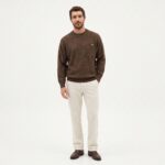 ⁦Pullover - 096 - brawn⁩ - الصورة ⁦2⁩
