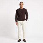 ⁦Pullover - 7023 - brawn⁩ - الصورة ⁦2⁩