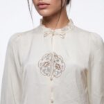 ⁦Shirt.W - 709 - OF white⁩ - الصورة ⁦3⁩
