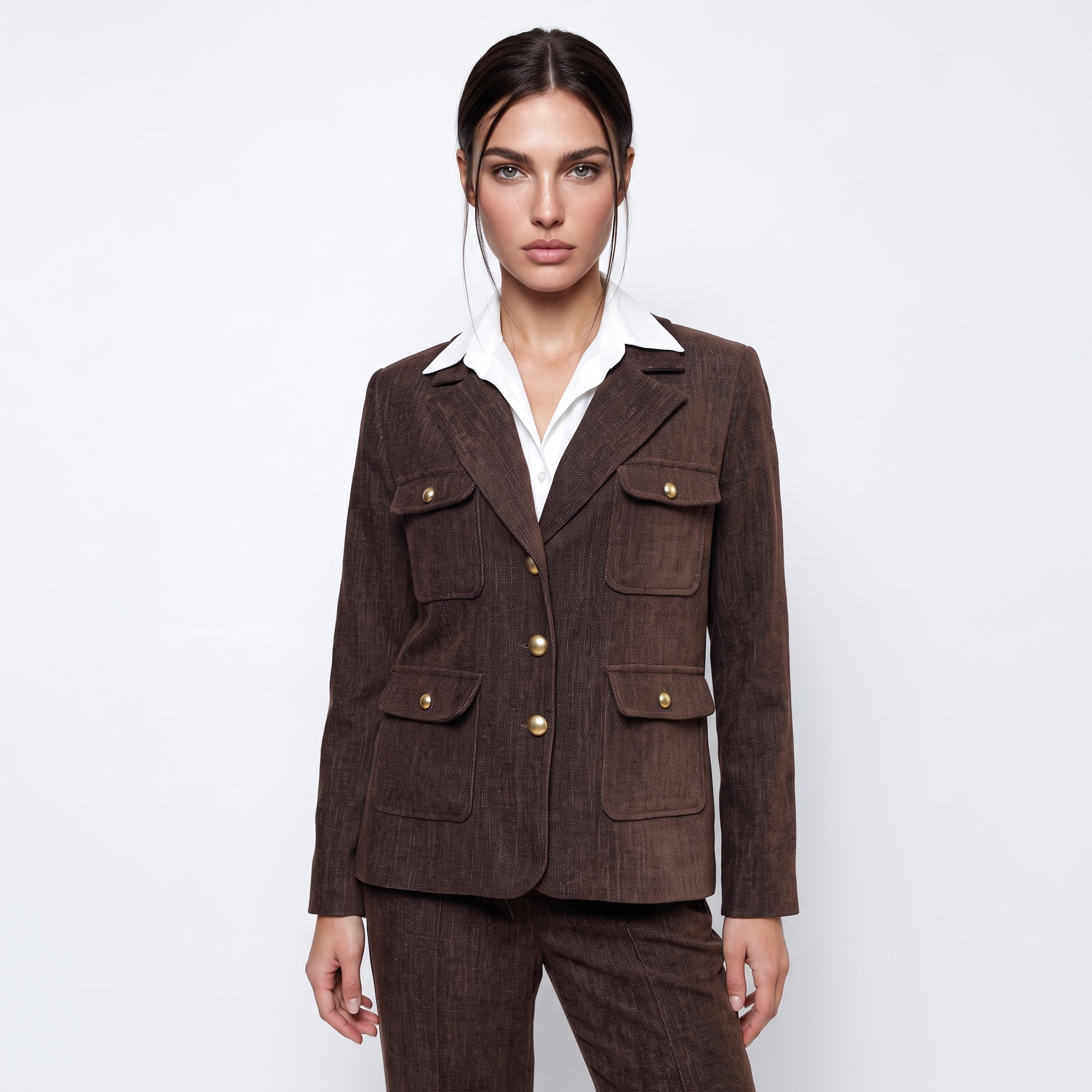 image-2 Suit - 22557 - brawn - الصورة 1