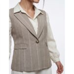 ⁦Plz - W - 831 - Dark beige⁩ - الصورة ⁦3⁩