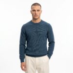 Pullover - 7023 - light blue