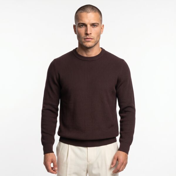 Pullover - 7023 - brawn