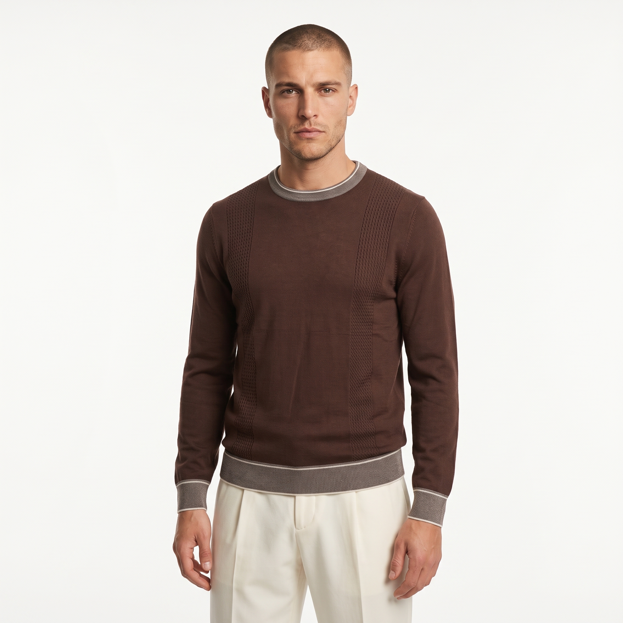 medium_a25efd67_2X T.Shirt - 7237 - brawn - الصورة 1