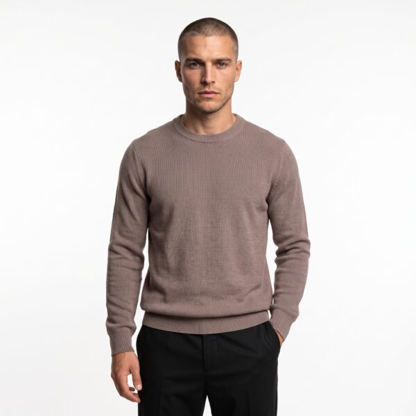 Pullover - 7023 - Beige