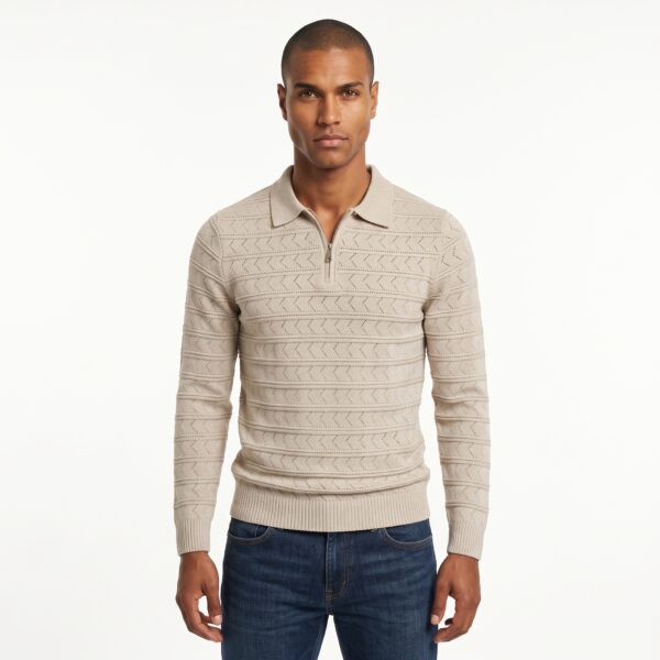 Pullover - 8341 - Beige